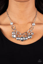 Load image into Gallery viewer, Paparazzi Accessories: Rhinestone River - Silver Neclace
