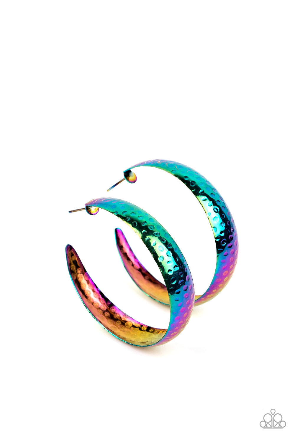 Paparazzi Accessories: Futuristic Flavor - Multi Hoop Earring