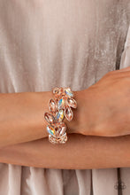 Load image into Gallery viewer, Paparazzi Accessories: Luminous Laurels - Rose Gold Bracelet

