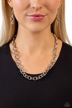 Load image into Gallery viewer, Paparazzi Accessories:Things Have CHAIN-ged - Silver Necklace
