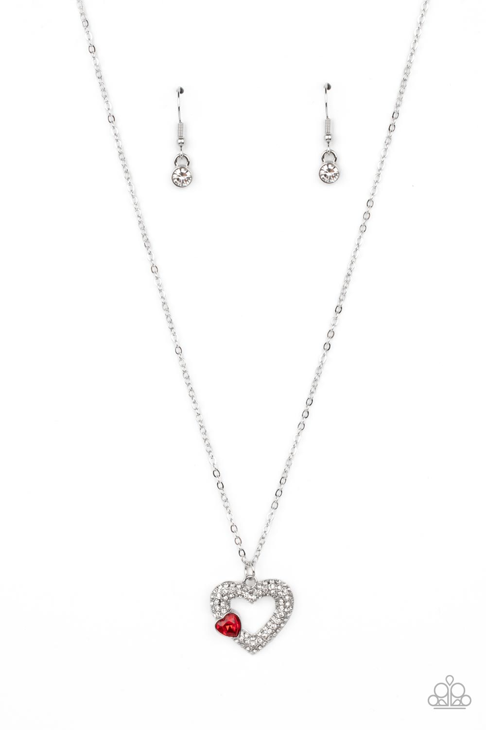 Paparazzi Accessories: Bedazzled Bliss - Red Necklace