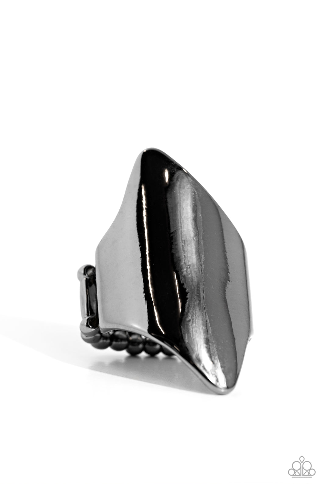 Paparazzi Accessories: Pointed Palm Desert - Black Ring