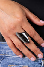 Load image into Gallery viewer, Paparazzi Accessories: Pointed Palm Desert - Black Ring
