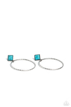 Load image into Gallery viewer, Paparazzi Accessories: Canyon Circlet - Blue Earring

