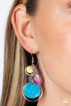 Load image into Gallery viewer, Paparazzi Accessories: Saved by the SHELL - Multi Earring
