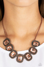 Load image into Gallery viewer, Paparazzi Accessories: Iced Iron - Copper Necklace
