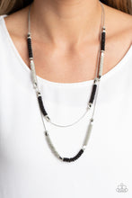 Load image into Gallery viewer, Paparazzi Accessories: Caviar Chic - Black Necklace
