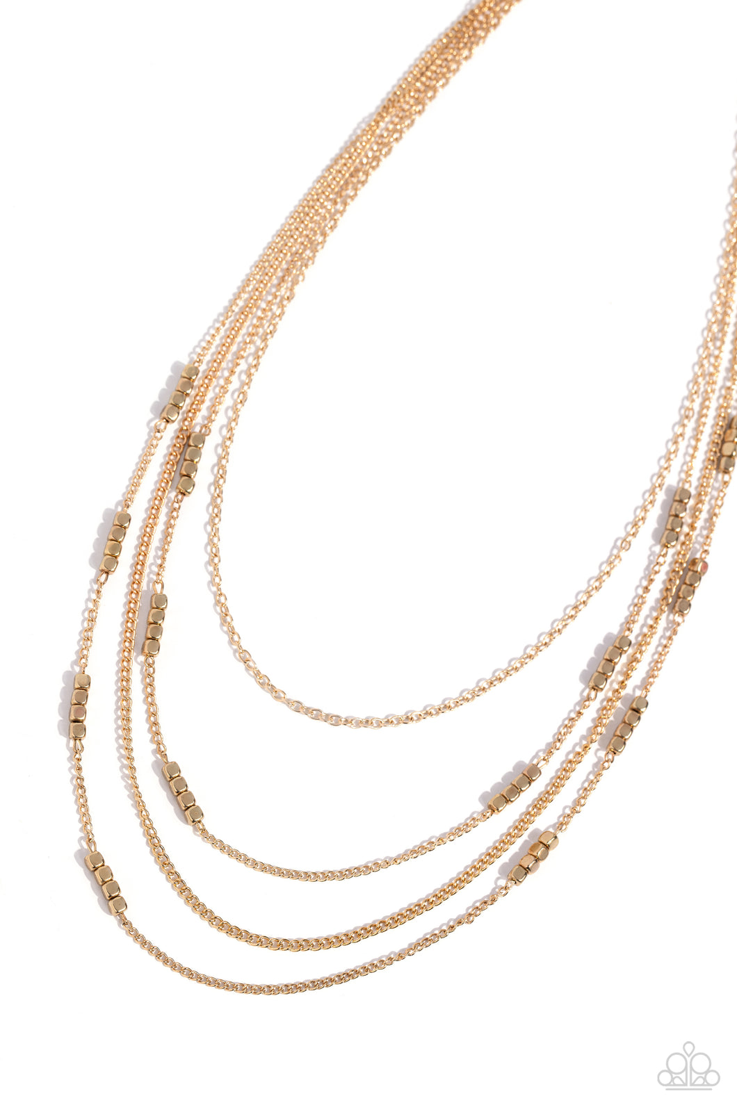 Paparazzi Accessories: Metallic Monarch - Gold Necklace