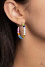 Load image into Gallery viewer, Paparazzi Accessories: Multicolored Mambo - Multi  Hoop Earring
