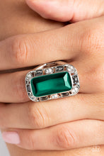Load image into Gallery viewer, Paparazzi Accessories: Radiant Rhinestones - Green Ring
