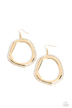 Load image into Gallery viewer, Paparazzi Accessories: Scintillating Shareholder - Gold Earring
