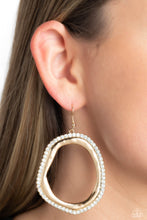 Load image into Gallery viewer, Paparazzi Accessories: Scintillating Shareholder - Gold Earring
