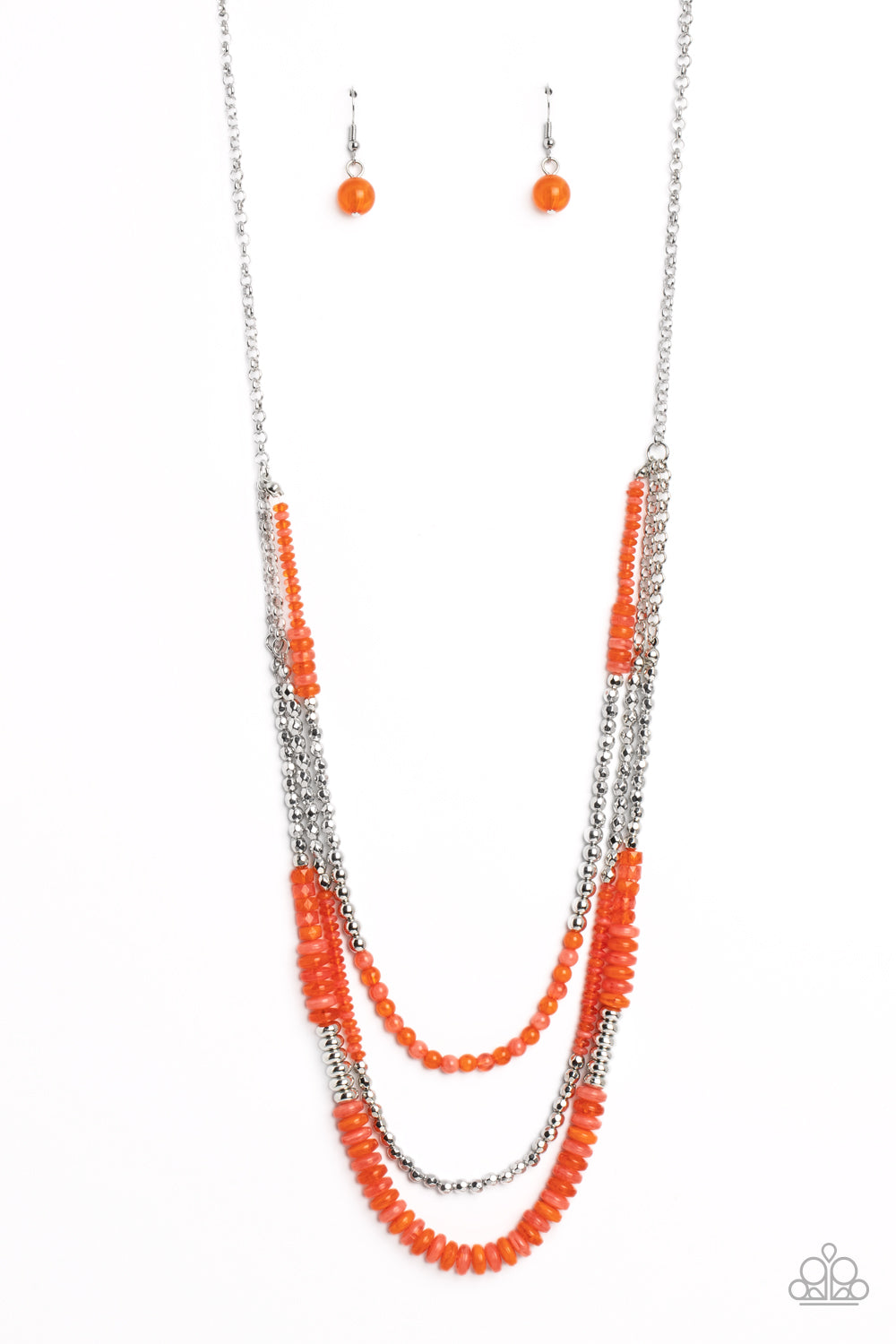 Paparazzi Accessories: Newly Neverland - Orange Necklace