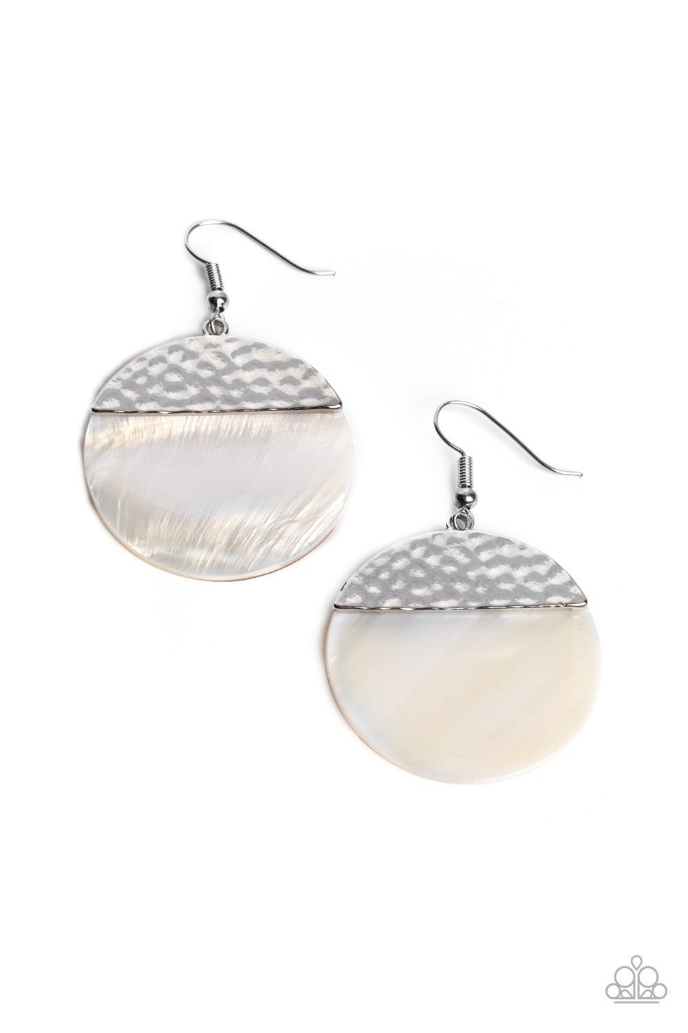 Paparazzi Accessories: SHELL Out - White Earring