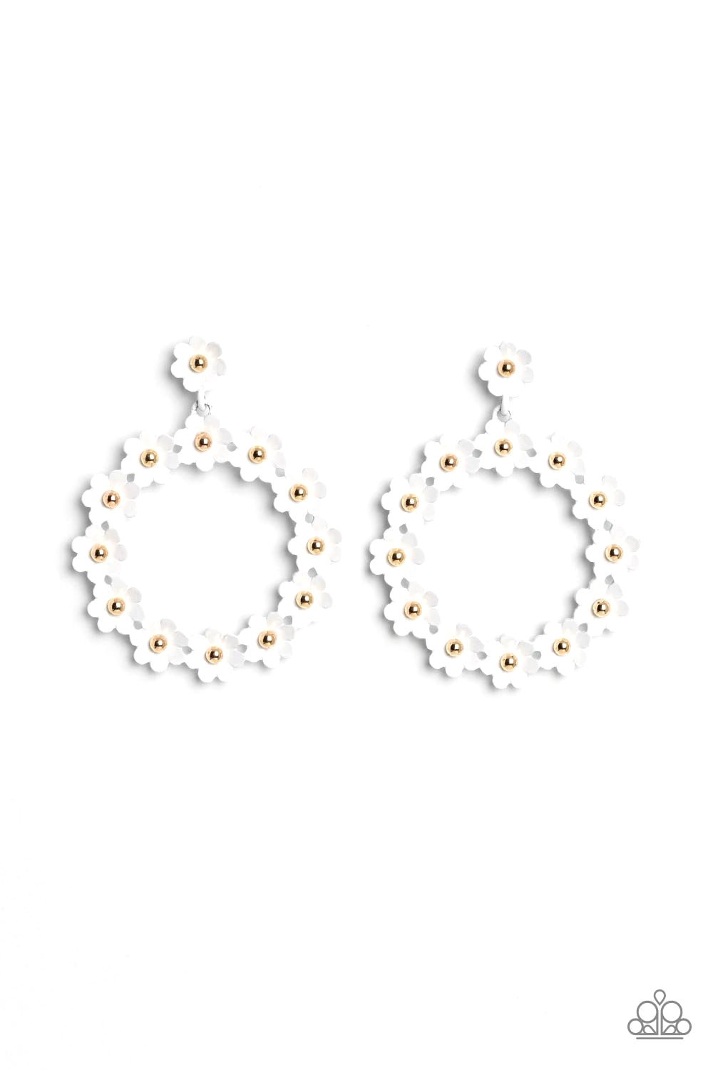 Paparazzi Accessories: Daisy Meadows - White Earrings