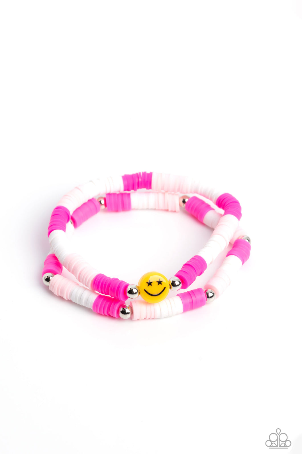 Paparazzi Accessories: In SMILE - Pink Bracelet