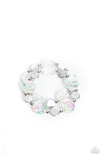 Load image into Gallery viewer, Paparazzi Accessories: Discus Throw - White Bracelet

