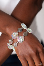 Load image into Gallery viewer, Paparazzi Accessories: Discus Throw - White Bracelet
