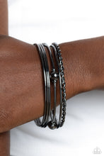 Load image into Gallery viewer, Paparazzi Accessories: Lost and Found - Black Bracelet

