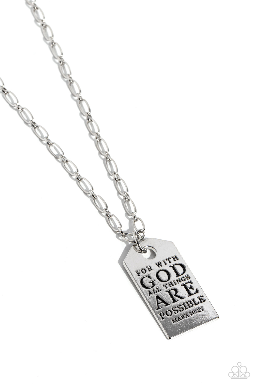 Paparazzi Accessories: Possible Pendant - Silver Necklace