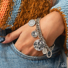 Load image into Gallery viewer, Paparazzi Accessories: GLITTER and Grace - White Bracelet
