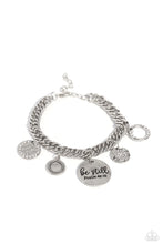 Load image into Gallery viewer, Paparazzi Accessories: GLITTER and Grace - White Bracelet
