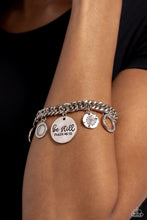 Load image into Gallery viewer, Paparazzi Accessories: GLITTER and Grace - White Bracelet
