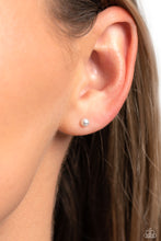 Load image into Gallery viewer, Paparazzi Accessories: Dainty Details - White Earring
