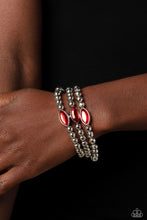 Load image into Gallery viewer, Paparazzi Accessories: Twinkling Team - Red Bracelets
