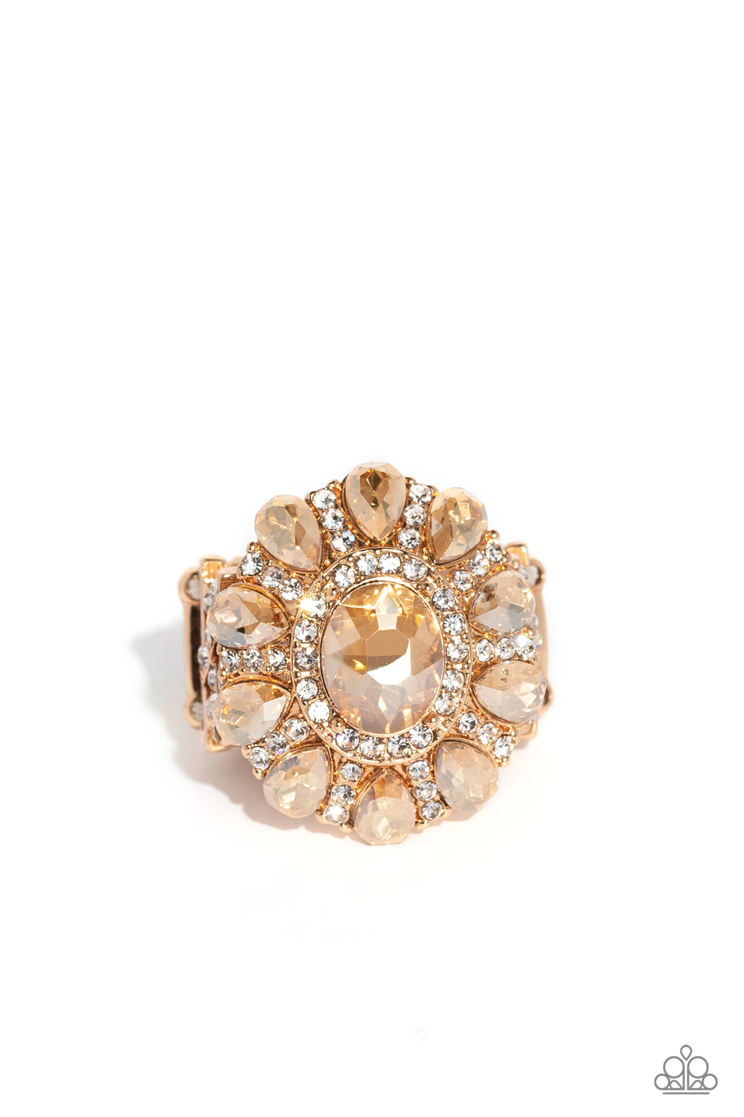 Paparazzi Accessories: GLIMMER and Spice - Gold Ring