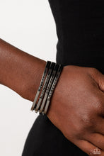 Load image into Gallery viewer, Paparazzi Accessories: Labyrinth Lure - Black Bracelet
