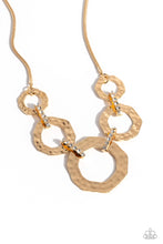 Load image into Gallery viewer, Paparazzi Accessories:Rounded Redux - Gold Necklace
