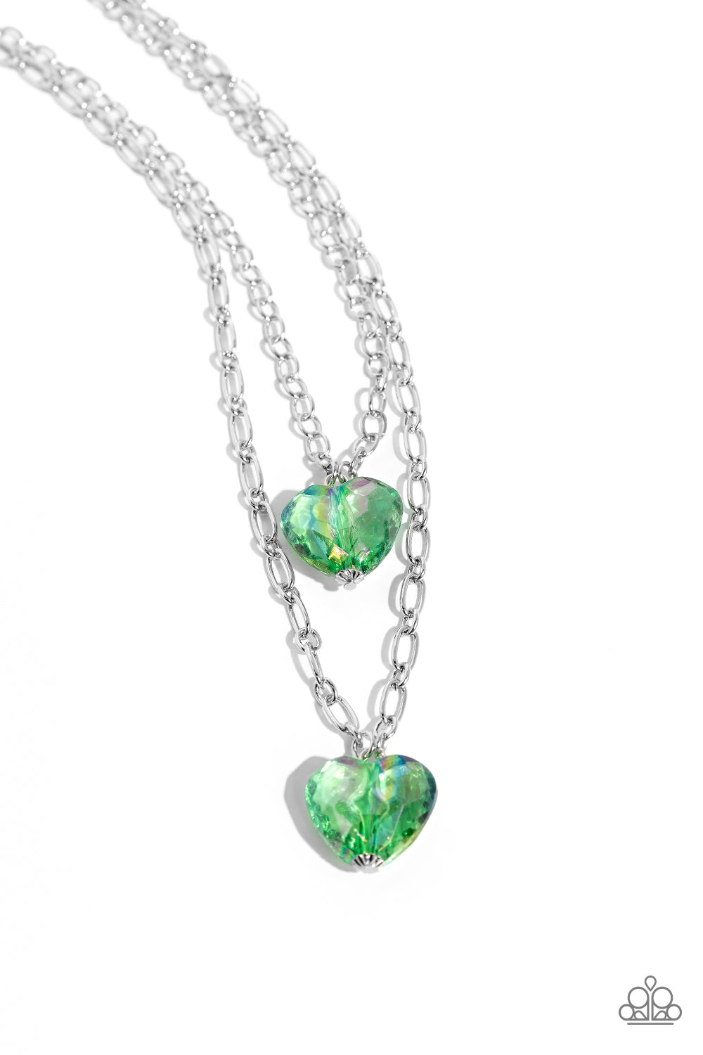 Paparazzi Accessories: Layered Love - Green Necklace