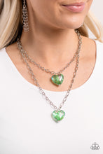 Load image into Gallery viewer, Paparazzi Accessories: Layered Love - Green Necklace
