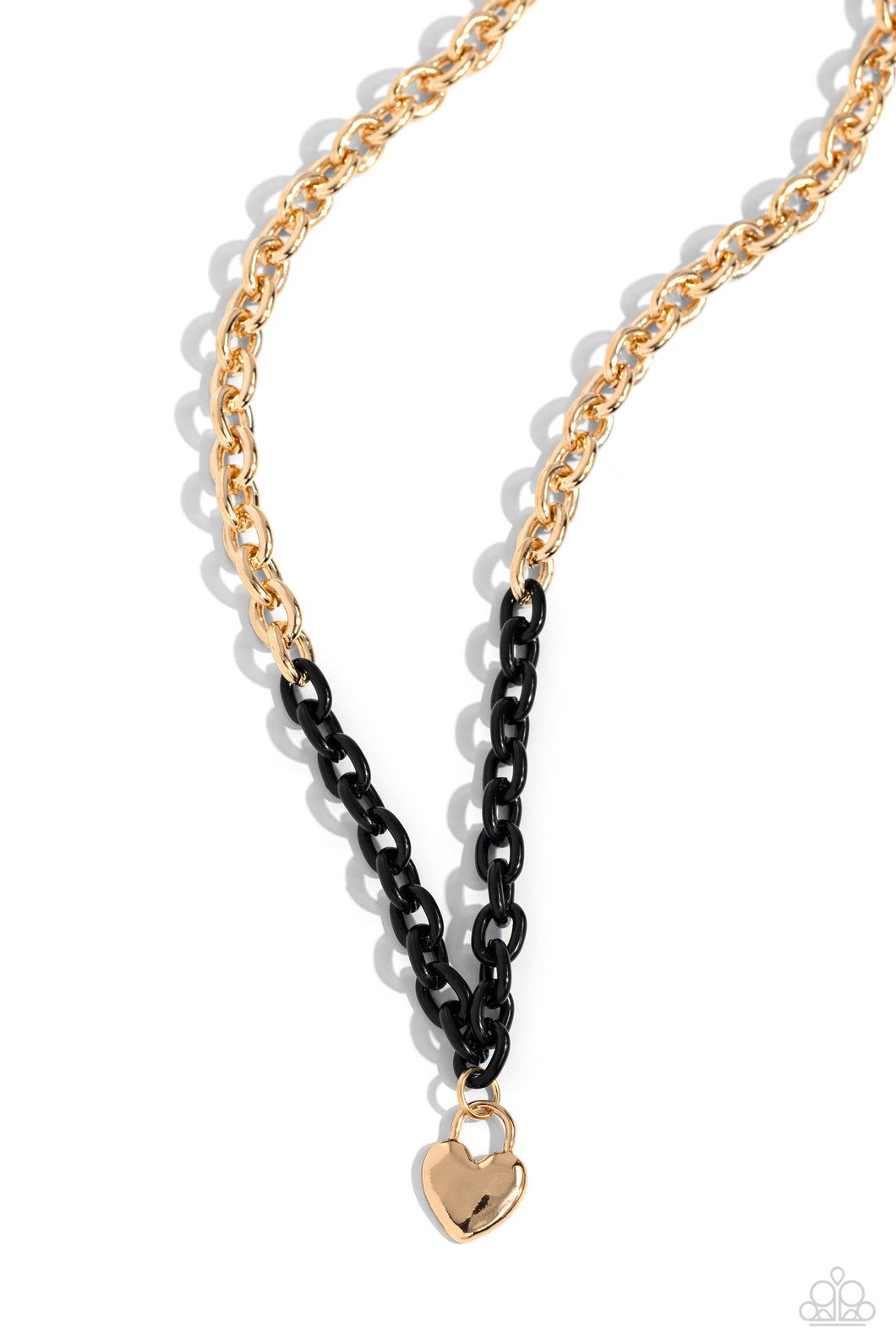 Paparazzi Accessories: Locked Down - Black Necklace
