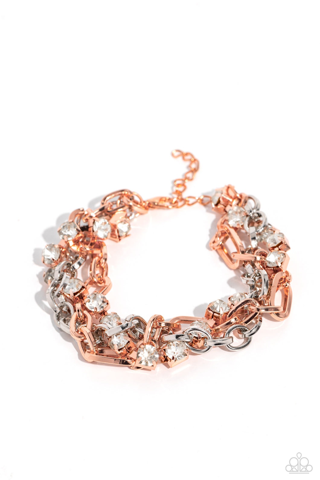 Paparazzi Accessories: Two-Tone Taste - Copper Bracelet