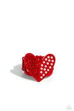 Load image into Gallery viewer, Paparazzi Accessories: Hometown Heart - Red Ring
