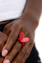 Load image into Gallery viewer, Paparazzi Accessories: Hometown Heart - Red Ring
