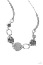Load image into Gallery viewer, Paparazzi Accessories: Asymmetrical Attention - Silver Necklace
