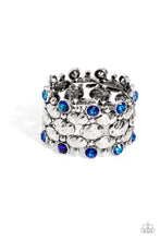 Load image into Gallery viewer, Paparazzi Accessories: Hammered Headliner - Blue Bracelet
