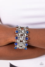 Load image into Gallery viewer, Paparazzi Accessories: Hammered Headliner - Blue Bracelet
