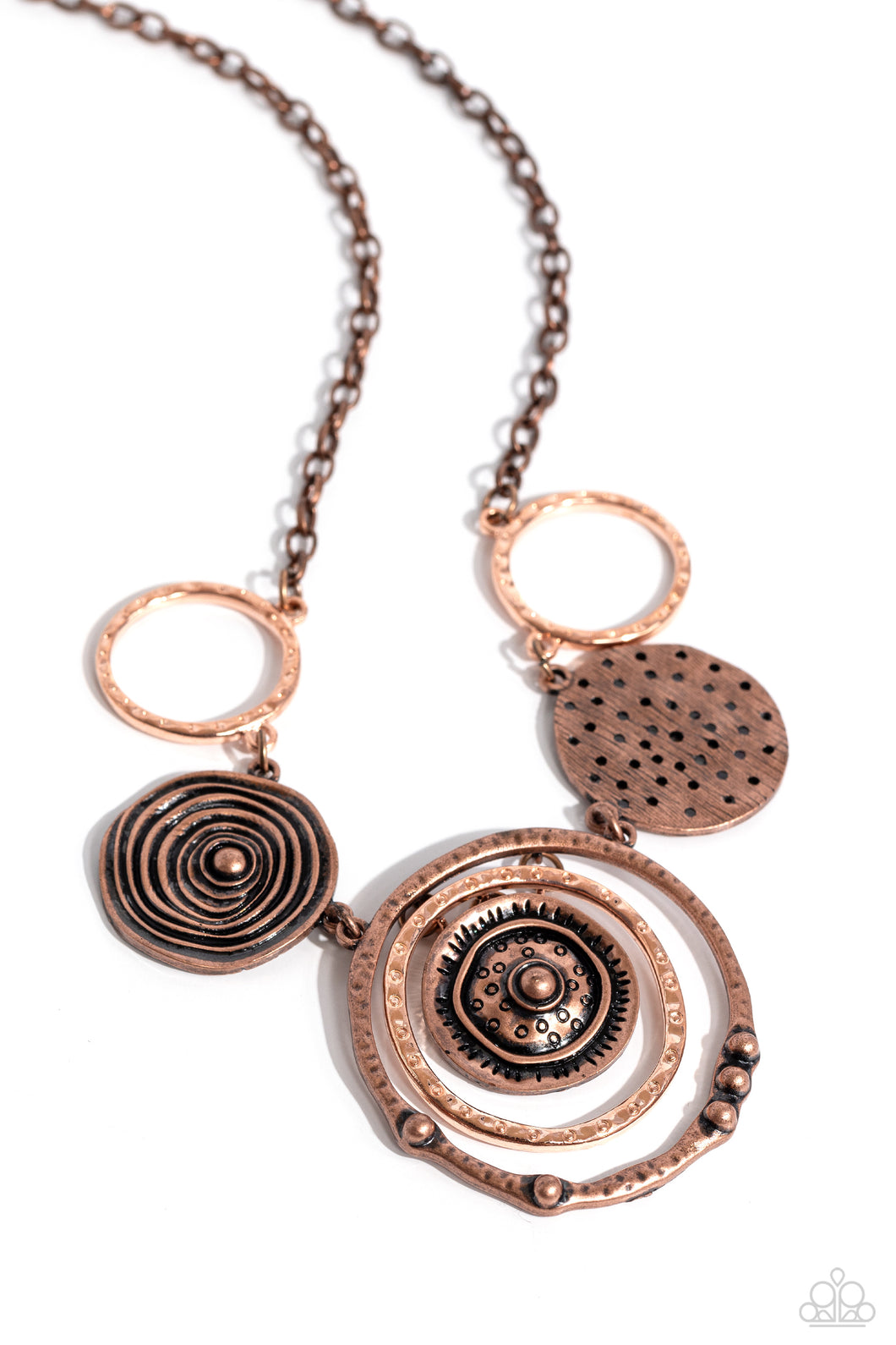 Paparazzi Accessories:Mysterious Masterpiece - Copper Necklace