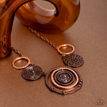 Load image into Gallery viewer, Paparazzi Accessories:Mysterious Masterpiece - Copper Necklace
