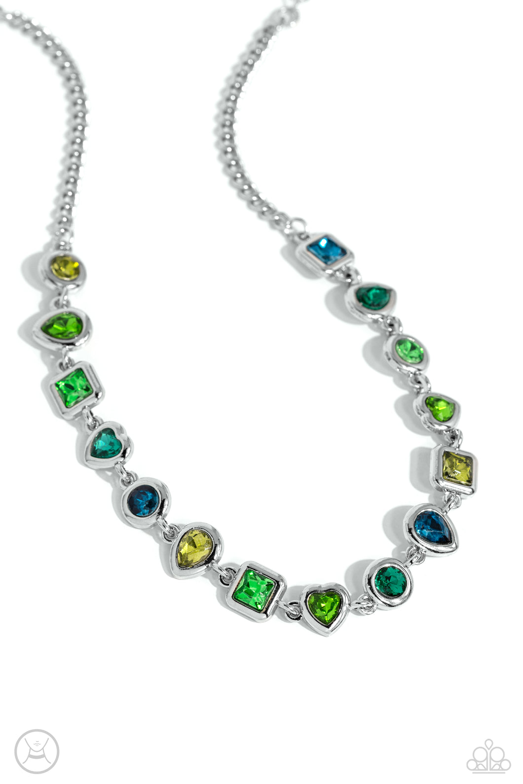 Paparazzi Accessories:Abstract Admirer - Green Necklace
