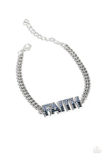 Load image into Gallery viewer, Paparazzi Accessories:Faithful Finish - Blue Bracelet

