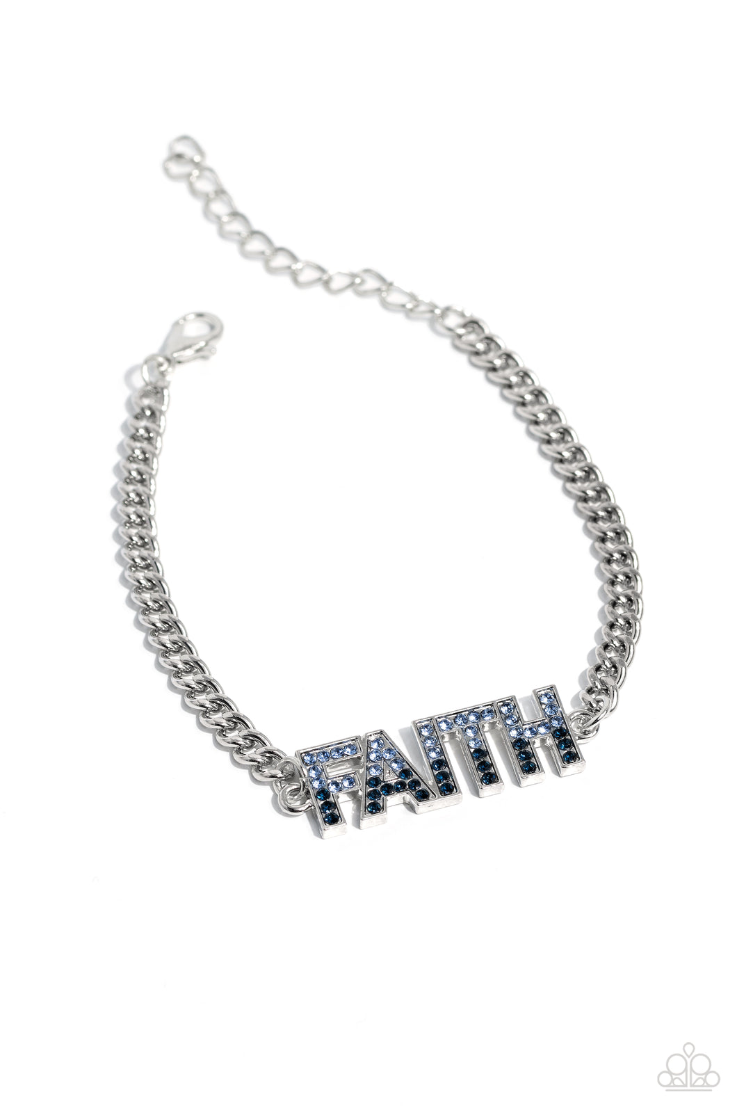 Paparazzi Accessories:Faithful Finish - Blue Bracelet