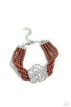 Load image into Gallery viewer, Paparazzi Accessories: Regal Rose - Brown Bracelet
