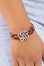 Load image into Gallery viewer, Paparazzi Accessories: Regal Rose - Brown Bracelet

