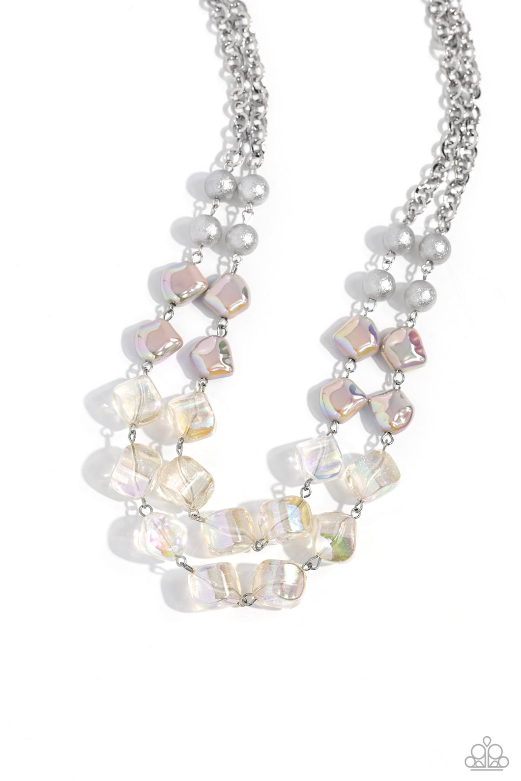 Paprazzi Accessories: Eclectic Embellishment - Silver Necklace