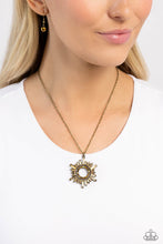 Load image into Gallery viewer, Paparazzi Accessories:Enigmatic Edge - Brass Necklace
